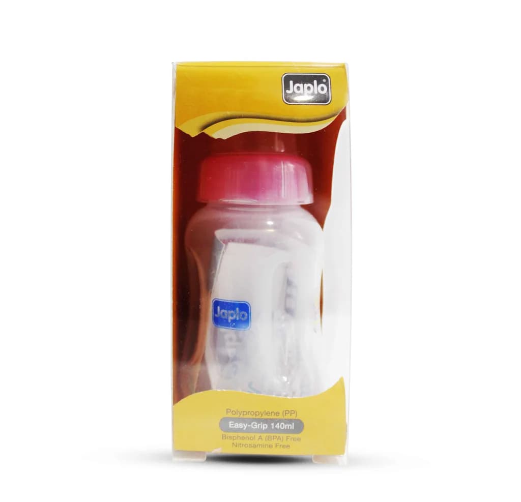 Japlo Easy Grip Bottle Pink 140Ml-Eg140