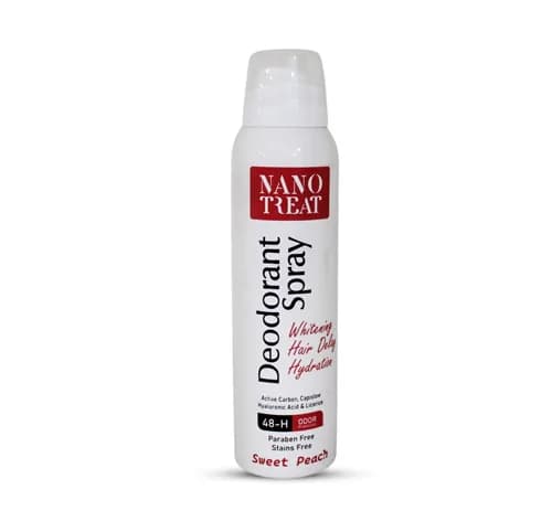 Nano Treat ( Sweet Peach ) Whitening Deodorant Spray 150ml