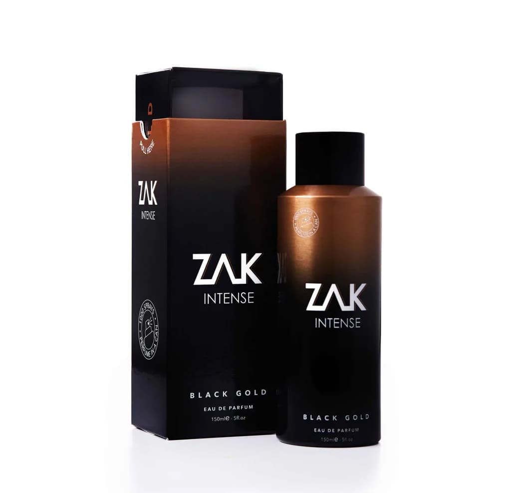 ZAK INTENSE EDP SPRAY BLACK GOLD 150ML
