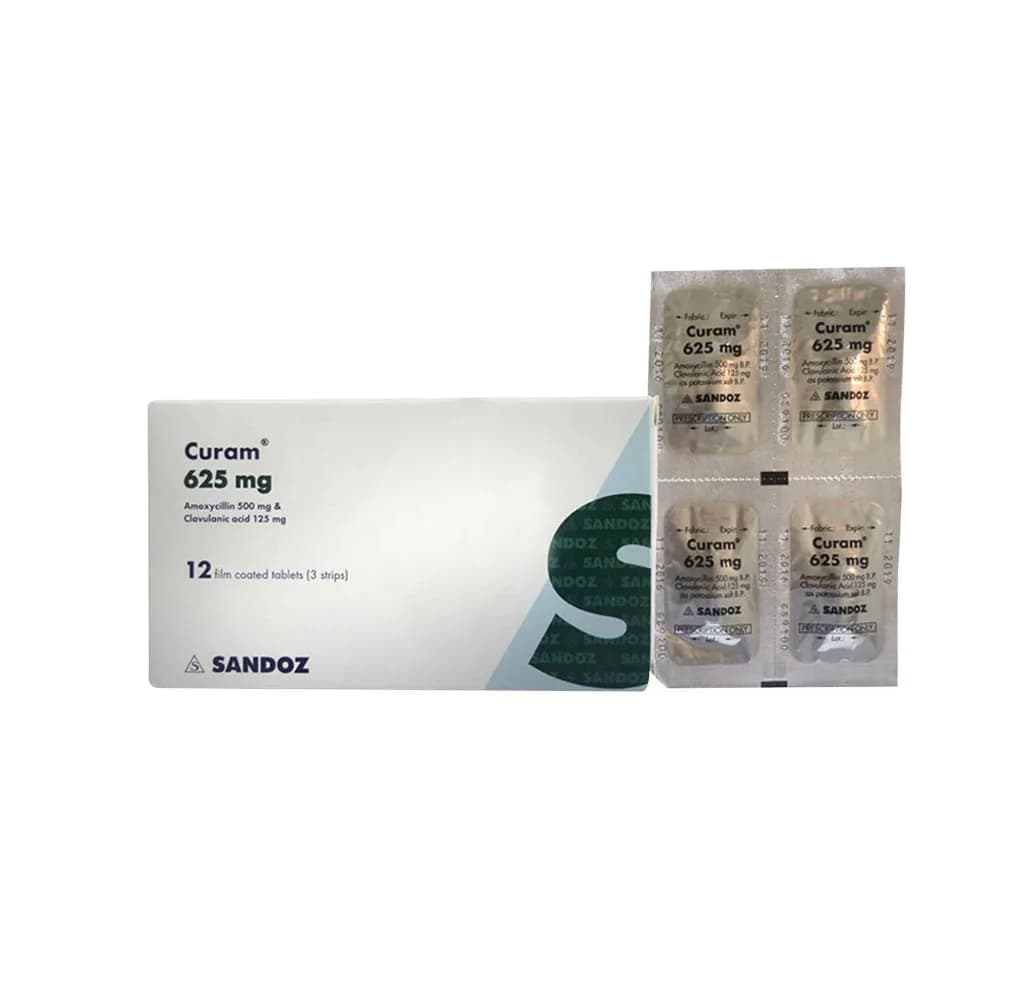 CURAM 625MG 12/TAB