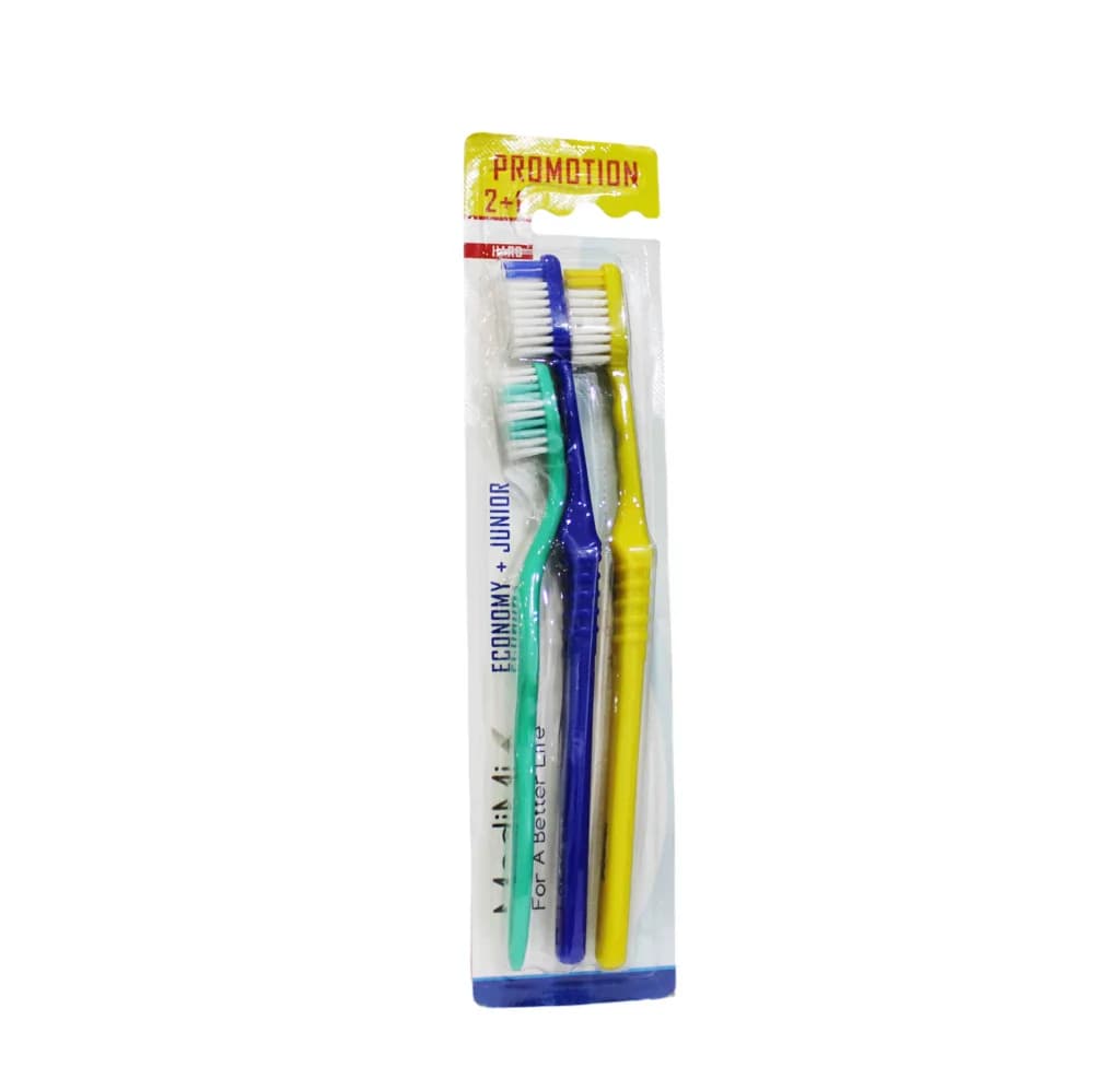 Medimix Toothbrush 2 Economy Hard + 1 Junior
