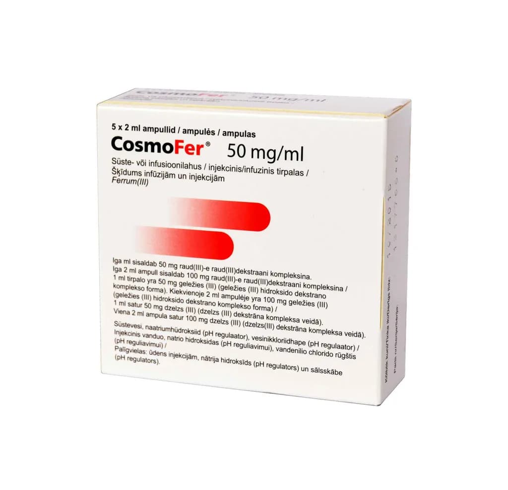 Cosmofer 50Mg/Ml 5 Ampoules