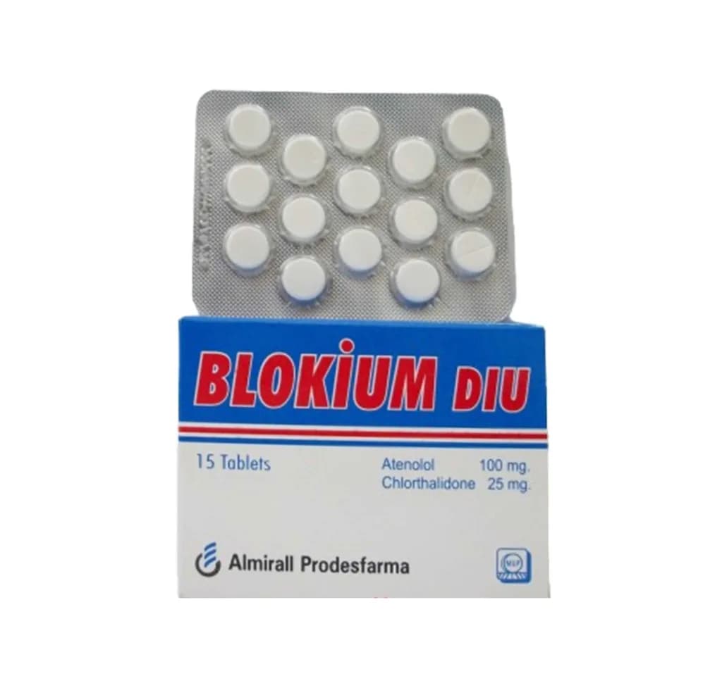Blokium Diu 100/25Mg 15 Tablets