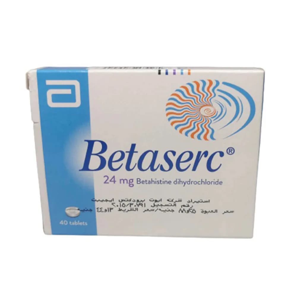 Betaserc 24Mg 40 Tablets