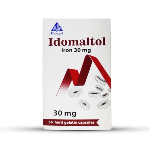 IDOMALTOL IRON 30MG 56/HG CAP
