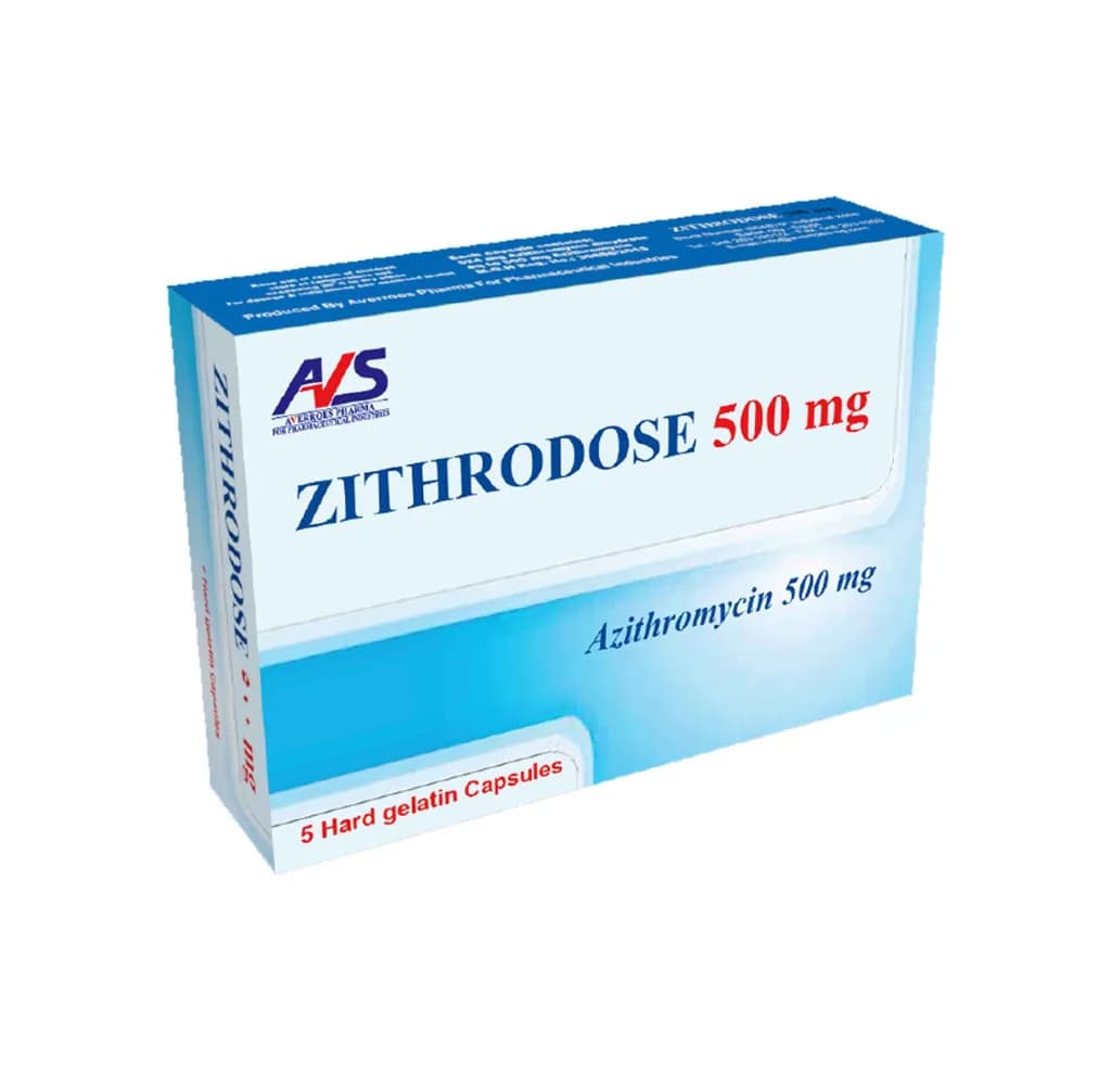 Zithrodose 500Mg 5 Capsules