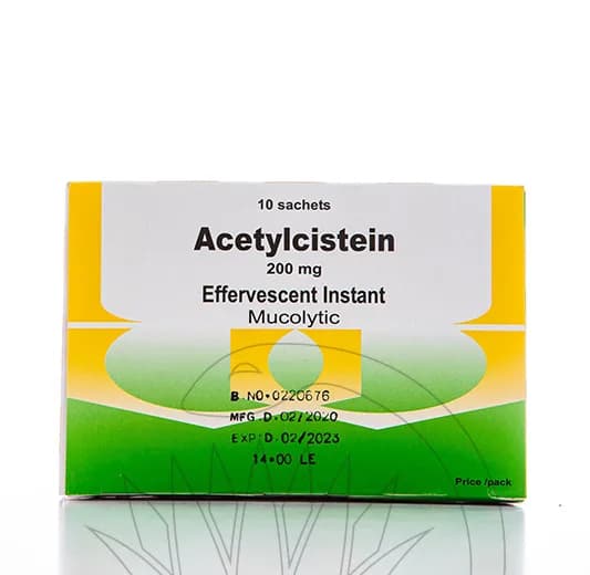 Acetylcistein Effervescent Granules 200Mg 10 Sachets