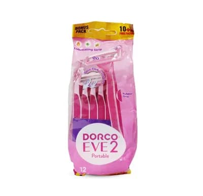 DORCO EVE-2 PORTABLE RAZORS (10+2) F/W