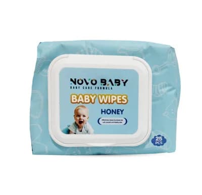NOVO BABY HONEY BABY WIPES 25PCS