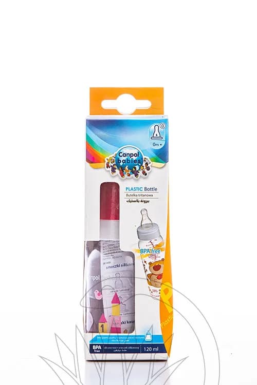 CANPOL PLASTIC BOTTLE 3+ 120ML -11/850