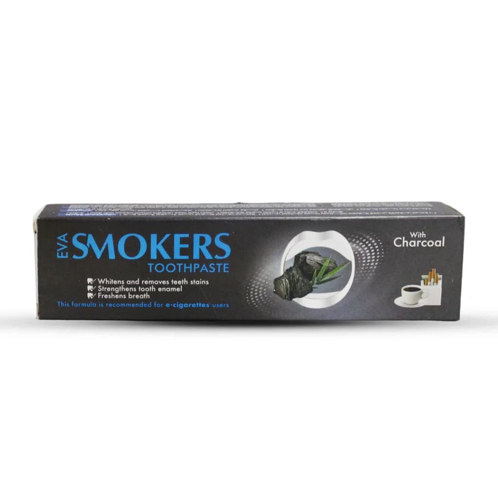 Eva Smokers Toothpaste Charcoal 50GM