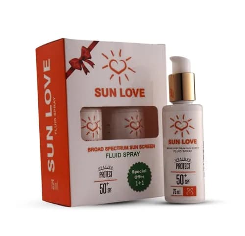 Sun Love Sunscreen Spf50+ Fluid Spray 75ml - 2Pcs - Promoback