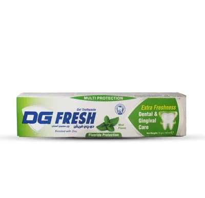 DG FRESH  GEL TOOTHPASTE MINT 75GM