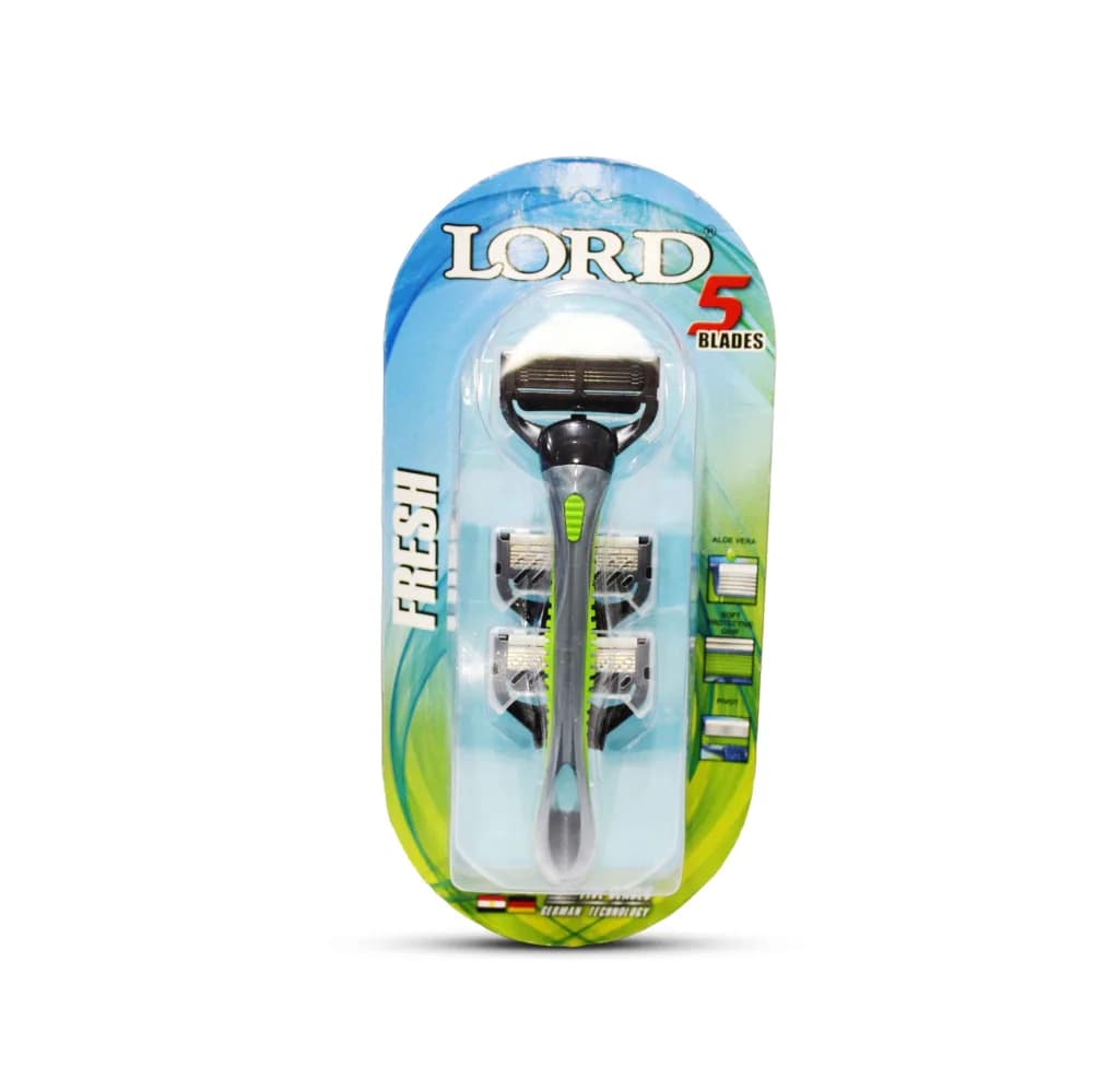 Lord Fresh 5 Blades Disposable Razors + 2 Blades L5197