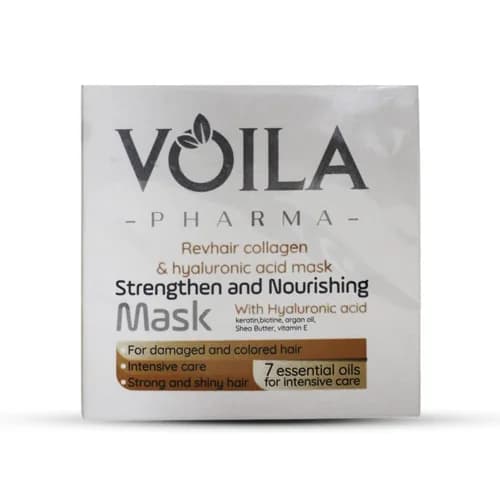 Voila Pharma Strengthen and Nourishing Hair Mask with Hyaluronic Acid 500ml