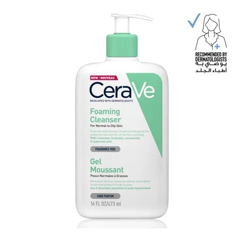 Cerave Foaming Cleanser For Normal To Oily Skin 473Ml