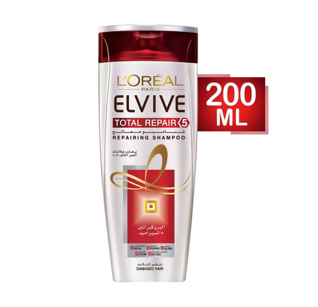 L'oreal Elvive Total Repair 5 Shampoo - 200Ml