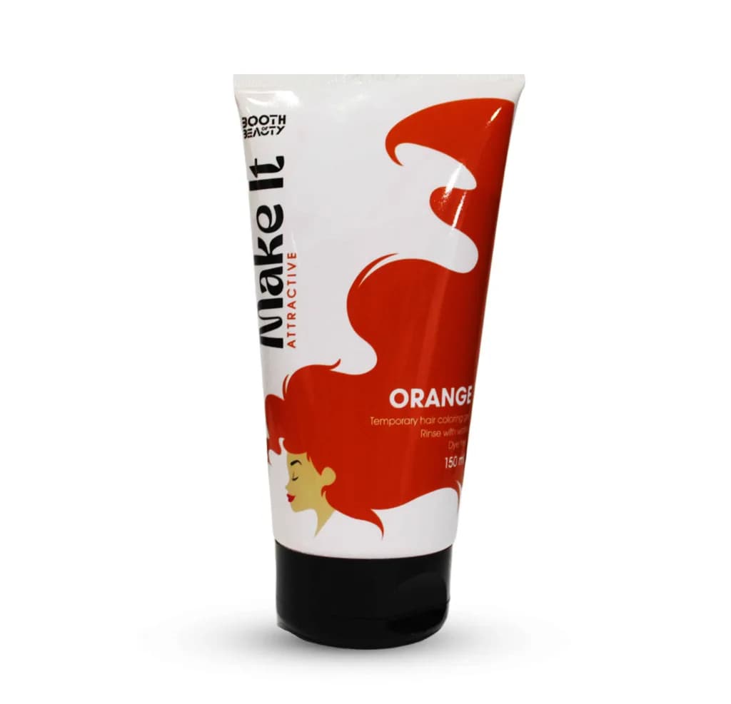 Make It Attractive ( Orange ) Temporary Hair Coloring Gel 150ml