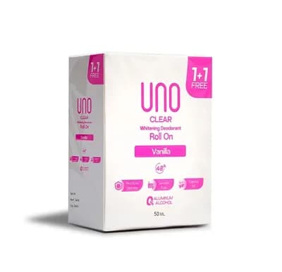 UNO DEO.ROLL ON VANILLA 50ML (1+1)