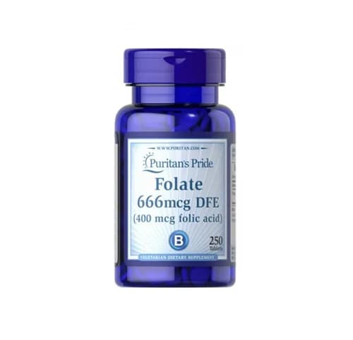 PURITAN FOLATE FOLIC ACID 400µ 250/TAB?