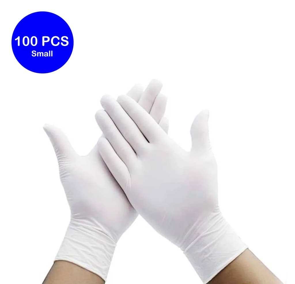 Gloves Latex (S) 100Pcs