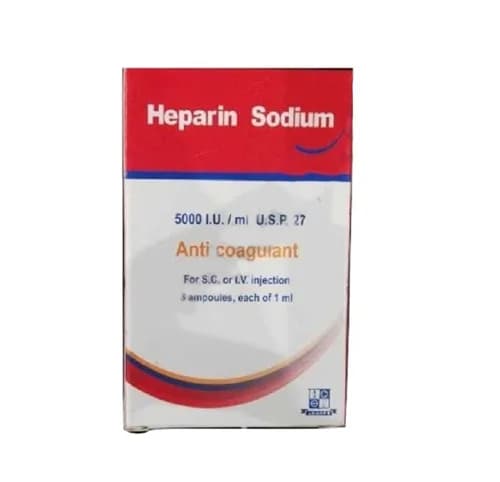 Heparin Sodium 5000Iu 3 Ampoule
