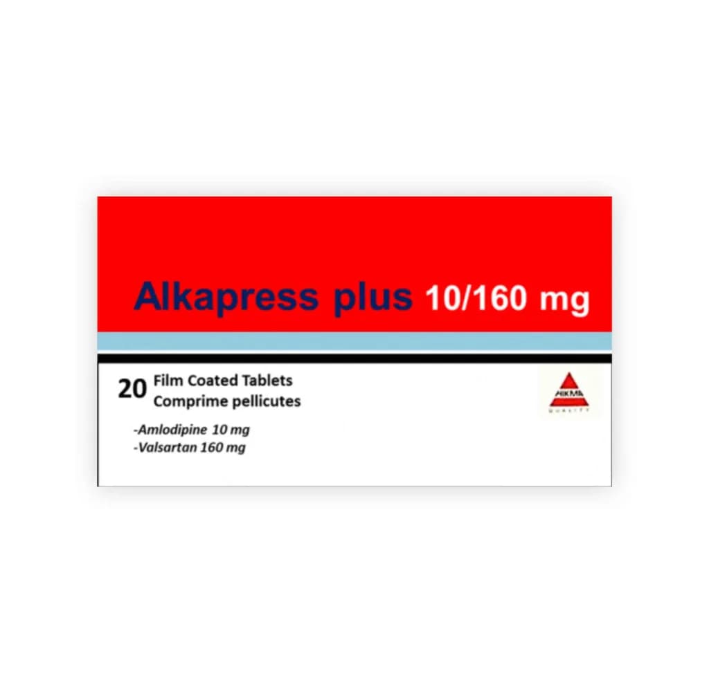 Alkapress Plus 10/160Mg 20 Tablets