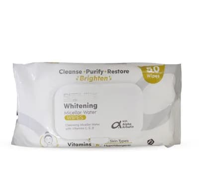 STARVILLE WHITENING MICELLAR WIPES 50P