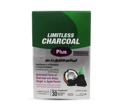 LIMITLESS CHARCOAL PLUS 30/CAP