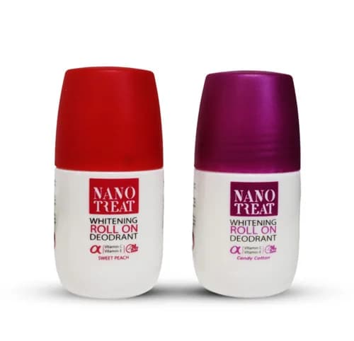 Nano Treat Roll On Candy Cotton Offer 50ml 1+1 Sweet Peach Free