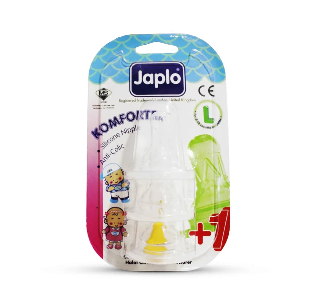JAPLO KOMFORTER TEAT(L) 8-12M 3P-SC102KL
