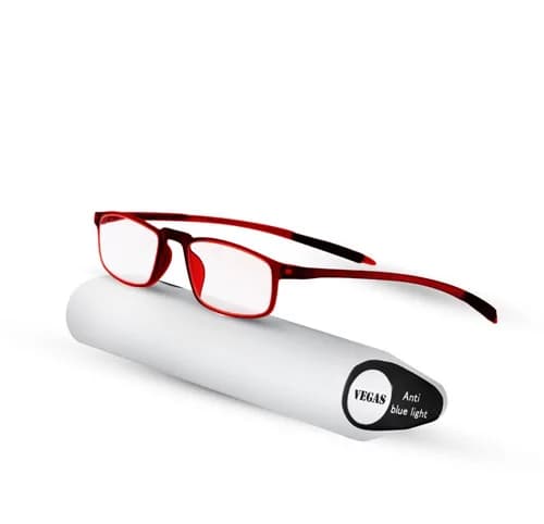Vegas Reading Glass 1925 +2.25 Red