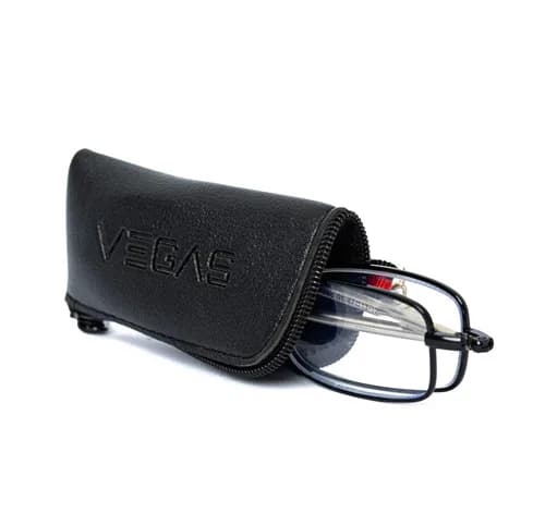 Vegas Reading Glass Fold +1.00 C1 Black