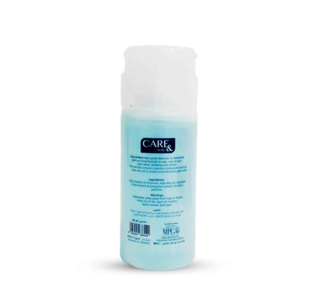 CARE&MORE N.POLISH REMOVER F.FREE 125ML
