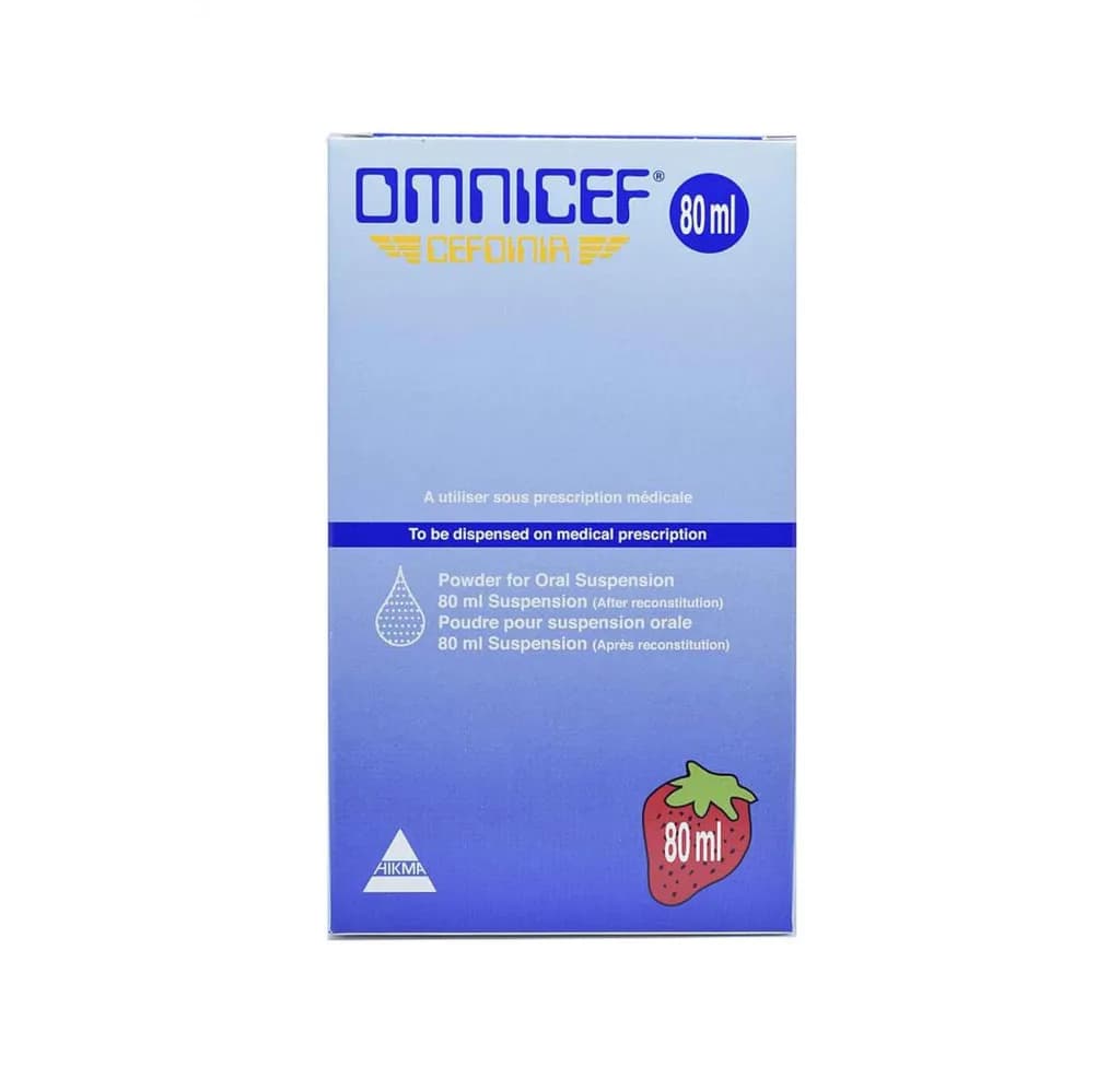 Omnicef 125Mg 5Ml Suspension 80Ml