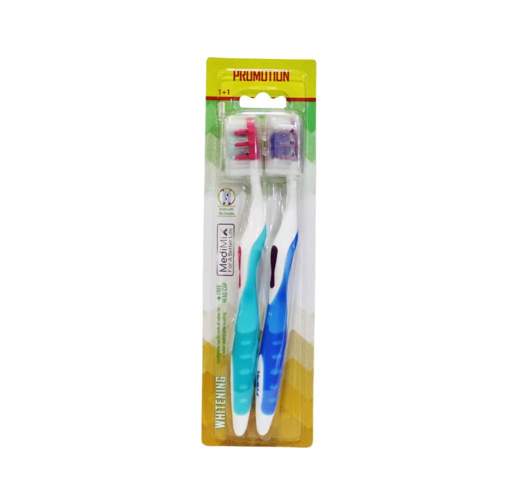 Medimix Toothbrush Whitening - Medium (1+1) Promopack
