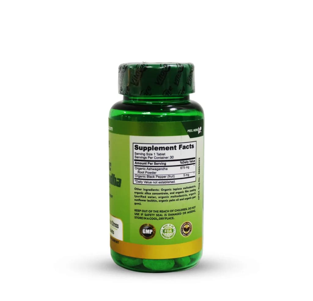 Vitacare Organic Ashwagandha 30 Tablets