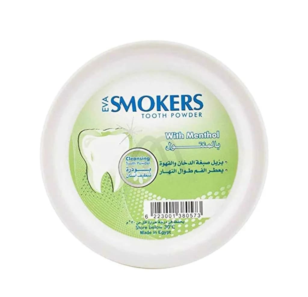 EVA SMOKERS TOOTHPOWDER MENTHOL 40GM