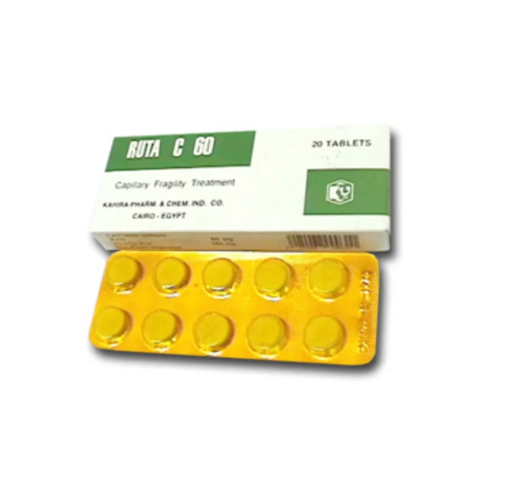 RUTA-C 60MG 20/TAB