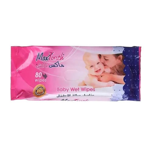 MAX TOUCH BABY WIPES 80PCS