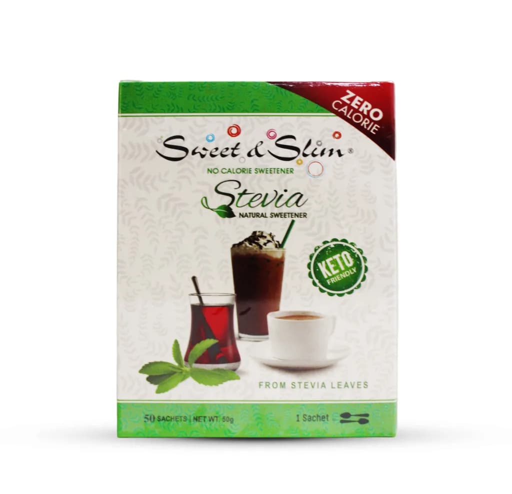 Sweet & Slim Stevia (2 Teaspoons) 50 Sachets
