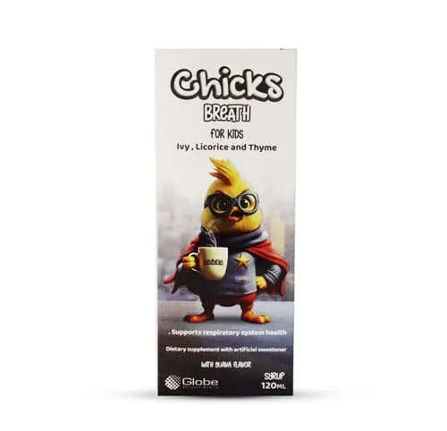 Chicks Breath Dietary Supplement for Kids ( Guava Flavor ) Syrup 120ml