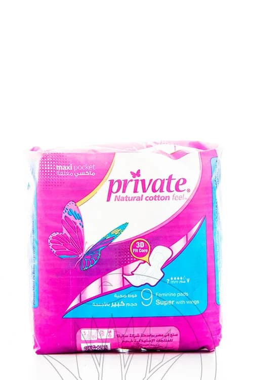 Private Maxi Pocket Pads Super 9 Pads