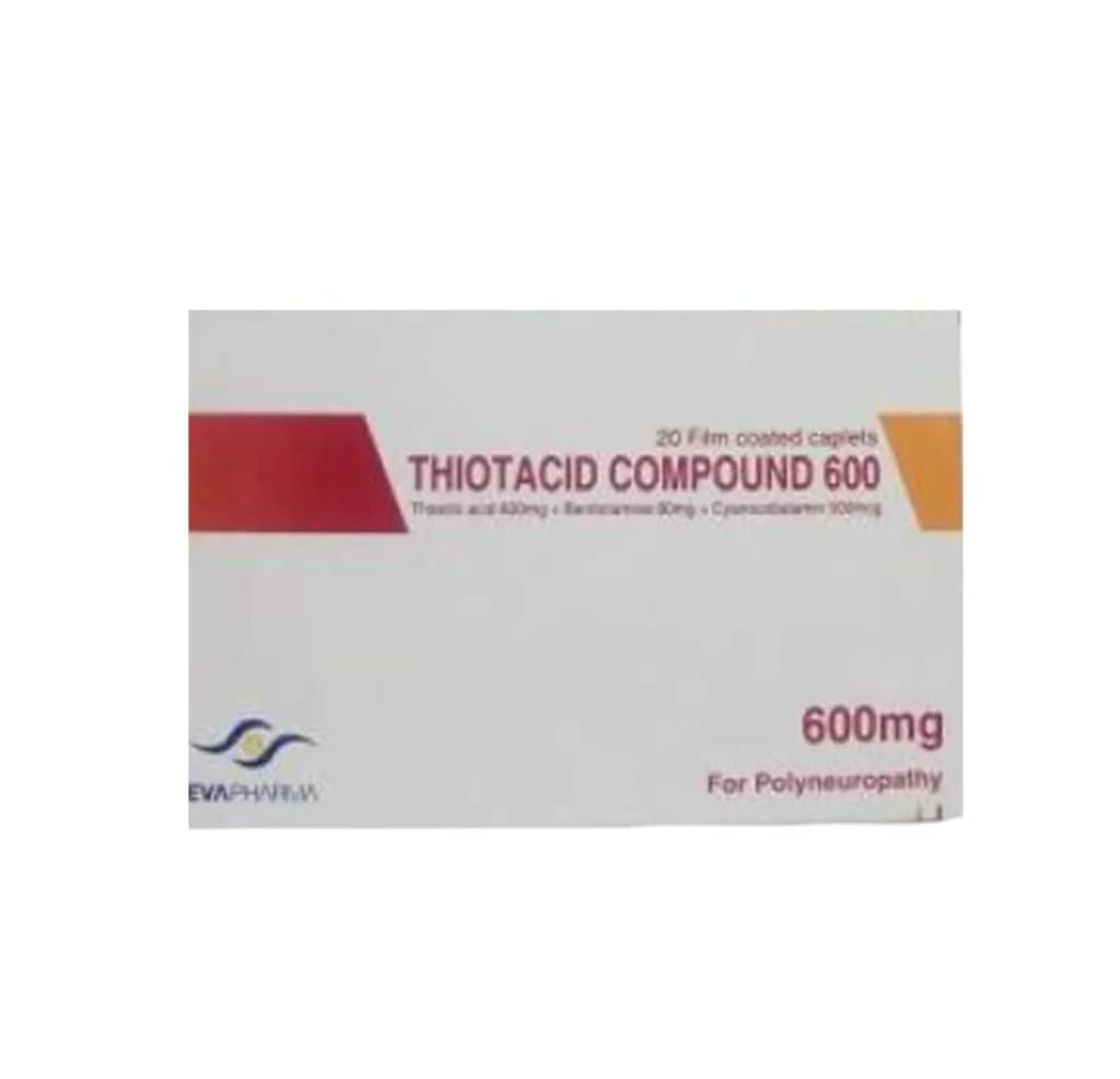 THIOTACID COMP 600MG 30/CAP