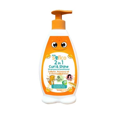 Sofico Kids 2 in 1 Curl & Shine Shampoo & Condtioner 300ml
