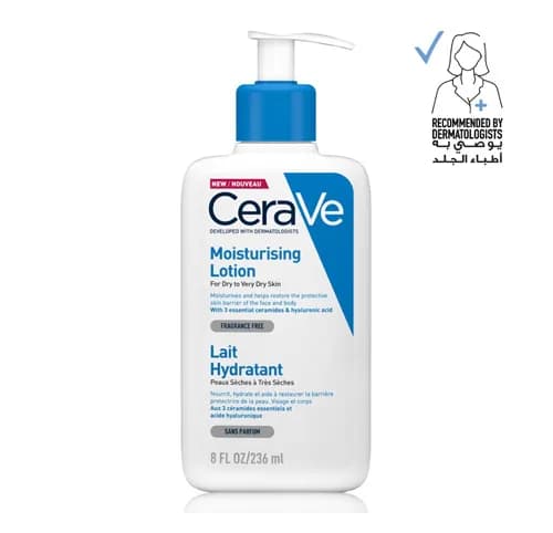 Cerave Daily Moisturizing Face & Body Lotion For Normal To Dry Skin 236 Ml