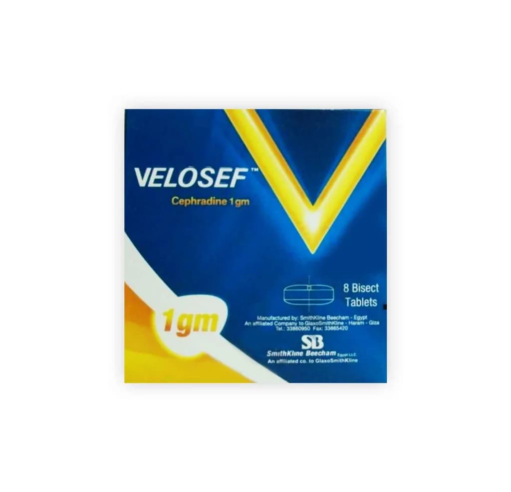 Velosef 1 Gm 8 Tablets