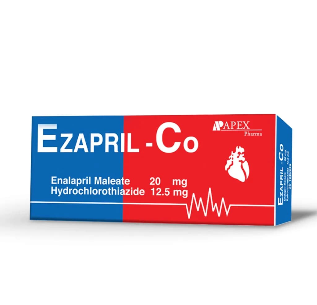 Ezapril-CO 20/12.5mg 30 Tablets