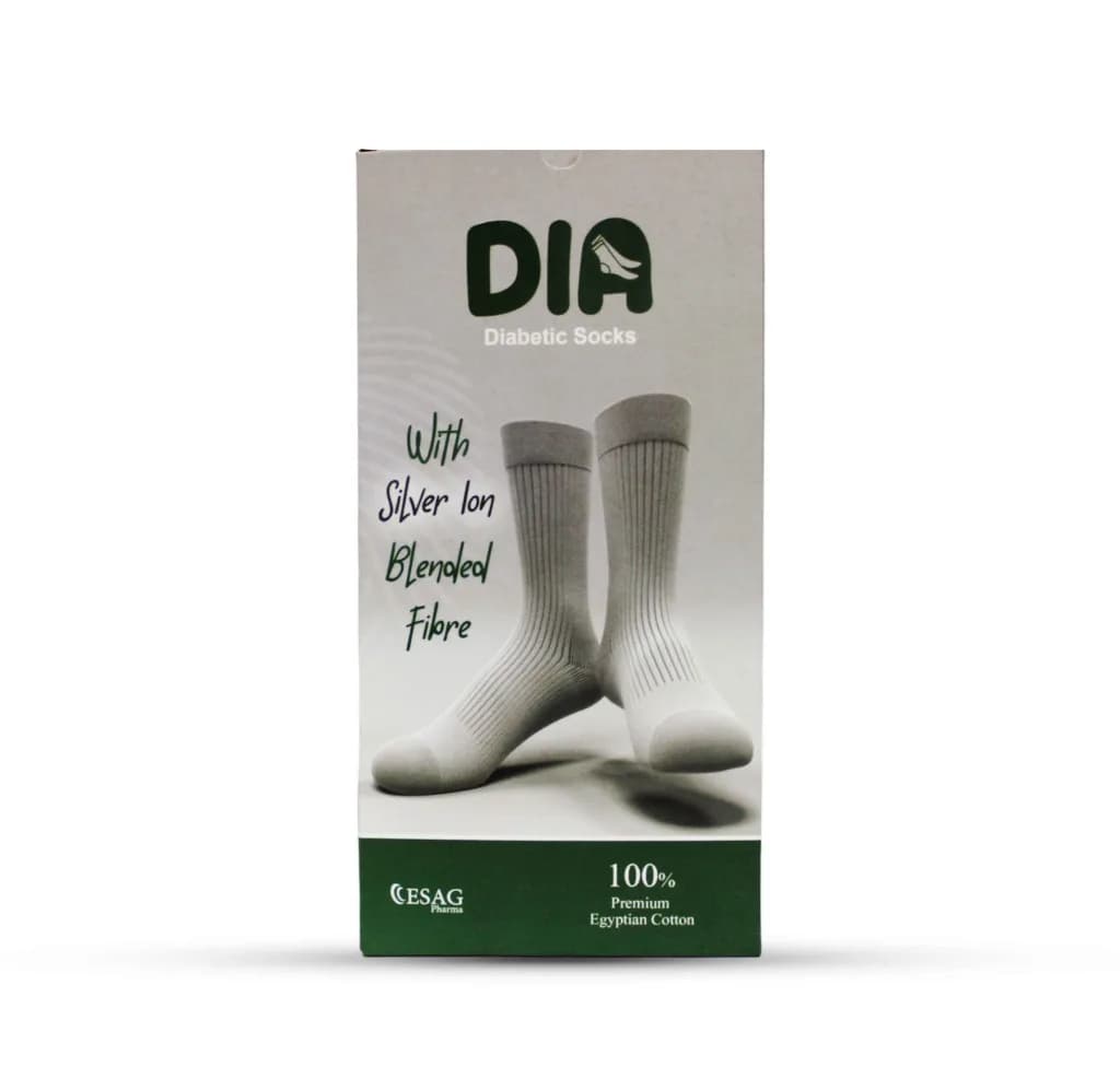 Dia Diabetic Socks Colors Black (42 & 44)