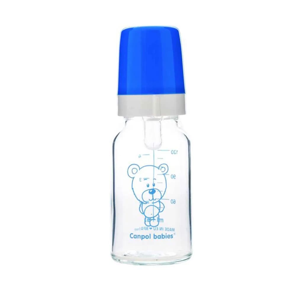 CANPOL GLASS BOTTLE 12+ 120ML -42/302